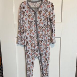 Bluey Little Snuggles Bamboo Viscose Zippy Pajama 4T
